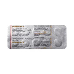 Zorem Ht 5/12.5 MG Tablet 10 Zorem Ht 5/12.5 MG Tablet 10