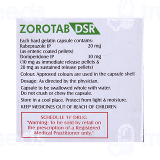 Zorotab Dsr Capsule 10