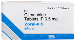Zoryl 0.5 Tablet 15 Zoryl 0.5 Tablet 15