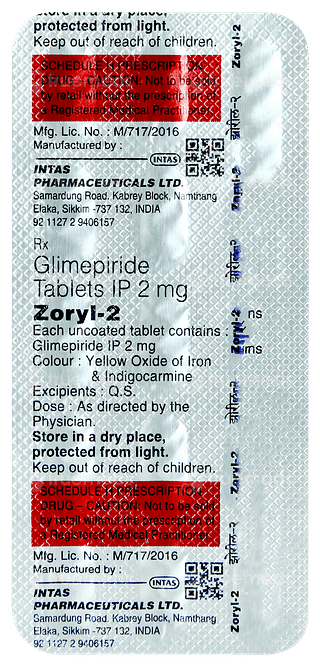 Zoryl 2 Tablet 15