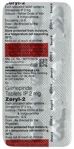 Zoryl 2 Tablet 15