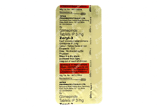 Zoryl 3 MG Tablet 15