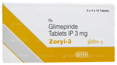 Zoryl 3 Tablet 15 Zoryl 3 Tablet 15