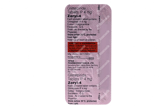 Zoryl 4 MG Tablet 15