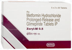 Zoryl M 0.5 Tablet 20 Zoryl M 0.5 Tablet 20