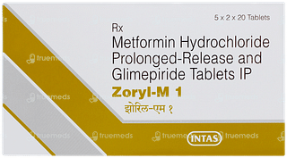 Zoryl M 1 Tablet 20