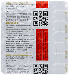 Zoryl M 1 Tablet 20