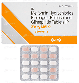 Zoryl M 2 Tablet 20