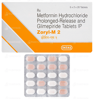 Zoryl M 2 Tablet 20