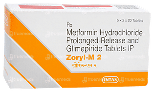 Zoryl M 2 Tablet 20