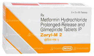 Zoryl M 2 Tablet 20