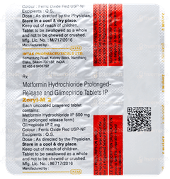 Zoryl M 2 Tablet 20