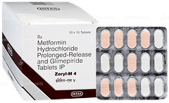Zoryl M 4 Tablet 15