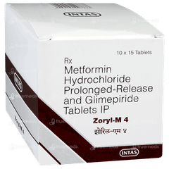 Zoryl M 4 Tablet 15 Zoryl M 4 Tablet 15