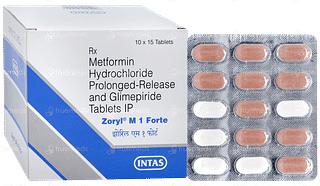 Zoryl M 1 Forte Tablet 15