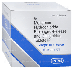 Zoryl M 1 Forte Tablet 15