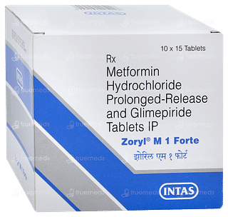 Zoryl M 1 Forte Tablet 15