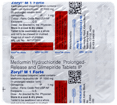 Zoryl M 1 Forte Tablet 15