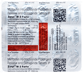 Zoryl M 2 Forte Tablet 15