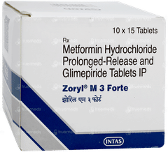 Zoryl M 3 Forte Tablet 15