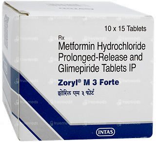 Zoryl M 3 Forte Tablet 15