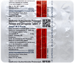 Zoryl M 3 Forte Tablet 15