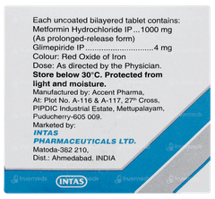 Zoryl M 4 Forte Tablet 15 Zoryl M 4 Forte Tablet 15