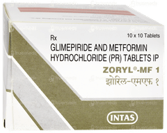 Zoryl Mf 1 Tablet 10
