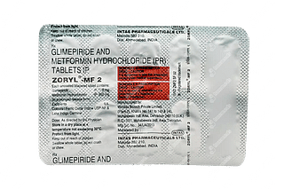 Zoryl Mf 2/850 MG Tablet Pr 10