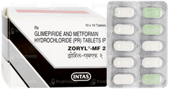 Zoryl Mf 2 Tablet 10