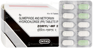 Zoryl Mf 2 Tablet 10