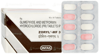 Zoryl Mf 3 Tablet 10