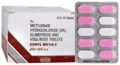 Zoryl Mv 1/0.3 Tablet 10 Zoryl Mv 1/0.3 Tablet 10