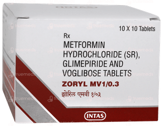 Zoryl Mv 1/0.3 Tablet 10
