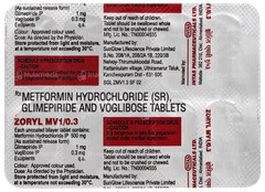 Zoryl Mv 1/0.3 Tablet 10 Zoryl Mv 1/0.3 Tablet 10