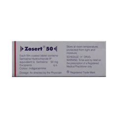 Zosert 50 Tablet 10 Zosert 50 Tablet 10