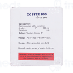 Zoster 800 Tablet 10 Zoster 800 Tablet 10