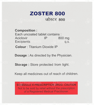 Zoster 800 Tablet 10