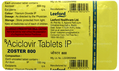 Zoster 800 Tablet 10 Zoster 800 Tablet 10