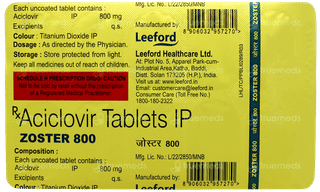 Zoster 800 Tablet 10