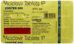 Zoster 800 Tablet 10 Zoster 800 Tablet 10