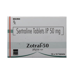 Zotral 50 MG Tablet 10