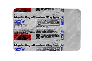 Zott P 80/325 MG Tablet 10