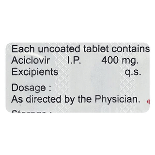 Zovir 400 Mg Tablet 10