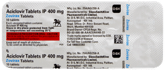 Zovirax 400mg Tablet 10 Zovirax 400mg Tablet 10