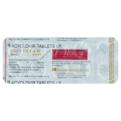 Zovistar 400 Mg Tablet 10