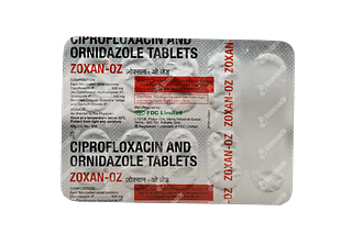 Zoxan Oz 500/500 MG Tablet 10