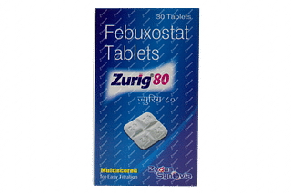 Zurig 80 MG Tablet 30