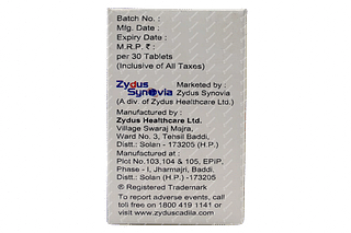 Zurig 80 MG Tablet 30