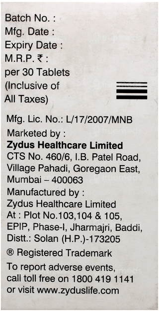 Zurig 80 Tablet 30
